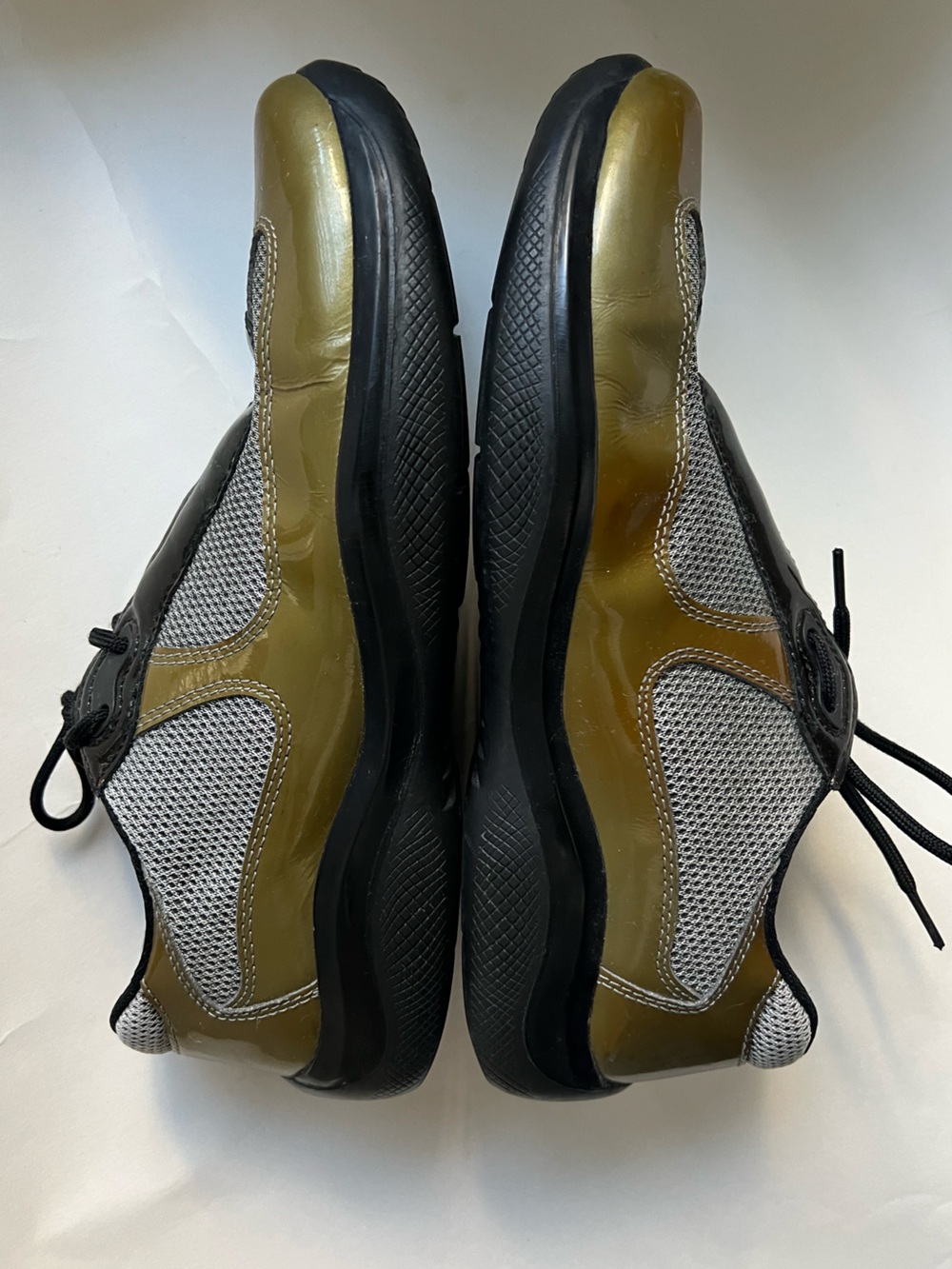 Prada Y2K vintage Leather & Mesh Sneakers - Picture 4 of 16